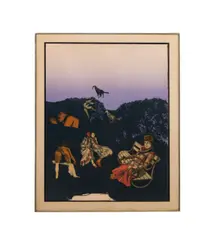 Owis" - by Masuo Ikeda, lithograph on paper, sold Jun 2026