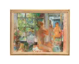 La Toilette" - 1964-65 by Jacques Petit, oil on canvas, sold Jun 2026