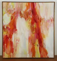 abstract painting by Marjorie Dean Andruk, oil on canvas, sold Jul 2024