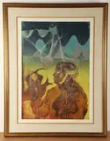 Untitled by Hans Erni, lithograph "Paracelsus", sold Jul 2024