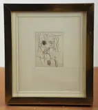 PA artist by Bill Scott, etching, sold Jul 2024