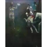 Descent from the Cross by Kent Rupp, oil on canvas, sold May 2022