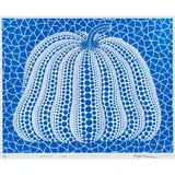 Pumpkin B by Yayoi Kusama, 1999, screenprint in colors on peche soleil, sold Jun 2022