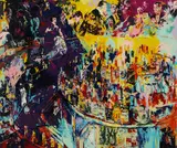 Toot's Shor Bar by LeRoy Nieman, 1975, serigraph, sold Jun 2022
