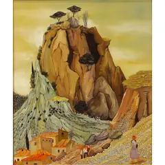 Untitled by Max Savy, oil on canvas, sold Jun 2022