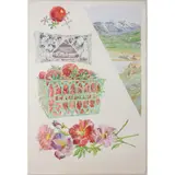 Book III/Page VII by Don Nice, 1980, watercolor on paper, sold Jun 2022