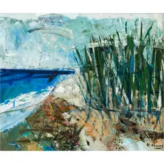 Untitled by Robert Aaron Frame, oil on canvas, sold Jun 2022