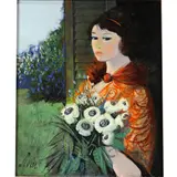 Untitled by Charles Levier, oil on canvas, sold Jun 2022