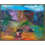 Mt. Diablo Ranch by Terry St. John, 1995, oil on canvas, sold Jun 2022