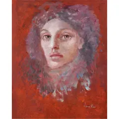 Passage IV by Léonor Fini, 1990, oil on canvas, sold Jun 2022