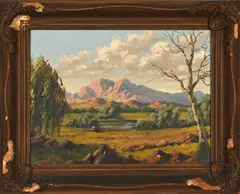 ) by T. Scotty, oil on board, sold Jul 2023