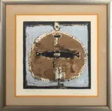 Icon by Munira Al-Kazi, 1964, Etching in Colors on Paper, sold Mar 2024