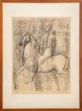 Horse and Rider by Marino Marini, Lithograph, sold Mar 2024