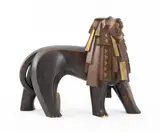Lion by Wang Jida, Bronze, sold Mar 2024