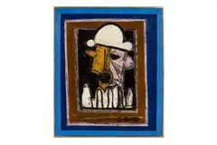 Untitled by Claude Venard, 1961, oil on canvas, offered Nov 2023