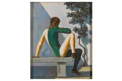 Untitled by Aldo Pagliacci, oil on canvas, offered Nov 2023