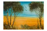 HART (AUSTRALIAN 1928-2006) Extensive landscape signed Pro/Hart (lower left) oil on board 10 x 15 cm by Kevin Charles, oil on board, offered Nov 2023
