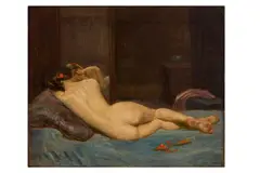 Untitled by Marcus Arthur Boss, oil on canvas, offered Nov 2023