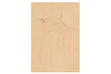 Untitled by Egon Schiele, pencil on paper, offered Nov 2023