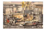 Untitled by Cheong Soo Pieng, ink and colour on paper, offered Nov 2023