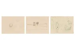 Untitled by René Magritte, pencil and black, offered Nov 2023