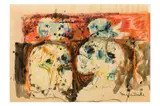 Untitled by Mogens Balle, ink and mixed, offered Nov 2023