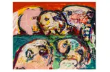 Untitled by Mogens Balle, oil and mixed, offered Nov 2023
