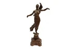 Phoebe by Eugène Marioton, BRONZE, offered Nov 2023
