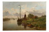 Untitled by Théodore Baron, oil on canvas, offered Oct 2023