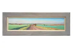 Untitled by Tom Deakins, oil on board, offered Oct 2023
