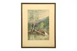 Untitled by Frank Henry Shapleigh, watercolour, offered Oct 2023