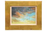Untitled by Henrietta Hoyer Millar, oil on board, offered Oct 2023
