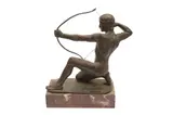 Untitled by Rudolf Kaesbach, bronze and marble, offered Oct 2023