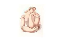 Untitled by Mary Audsley, pencil, offered Oct 2023