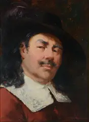 Untitled by David W. Haddon, Oil on board Both signed, offered Aug 2022