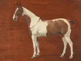 Crackers by F. M. Hollams, Oil on board, sold Aug 2022