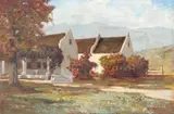 Autumnal landscape by Errol Stephen Boyle, Oil on board, offered Aug 2022