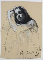 Faith iii by Mark Demsteader, Mixed media on paper, sold Aug 2022