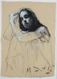 Faith iii by Mark Demsteader, Mixed media on paper, sold Aug 2022