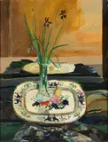 Rory's plate by Ben Levene, Oil on board, sold Aug 2022