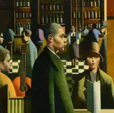 The composer by Stephen Mangan, 2018, Oil on canvas, sold Aug 2022