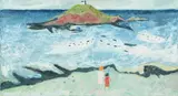 Ballycotton beach by Ruth Stage, Oil on canvas, offered Aug 2022