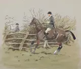 Soldiers by Charles 'snaffles' Johnson Payne, Lithograph printed in colours, sold Aug 2022