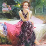 Vivian by Pino Daeni, print, offered Aug 2022
