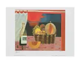 Red sunset by Mary Fedden, Offset lithograph printed in colours, offered Aug 2022
