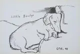 Little boodge by David Hockney, Offset lithograph, sold Aug 2022
