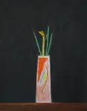 Still life with bird vase by Craigie Aitchison, 2004, Silkscreen printed in colours, offered Aug 2022