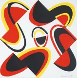 Oh what an effort it is to love you as i do by Terry Frost, Screenprint in colours, offered Aug 2022