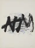 Nocturn matinal by Antoni Tàpies, Lithograph on Guarro paper, offered Aug 2022