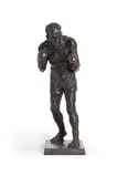 Henry cooper by Karin Jonzen, sculpture, offered Aug 2022